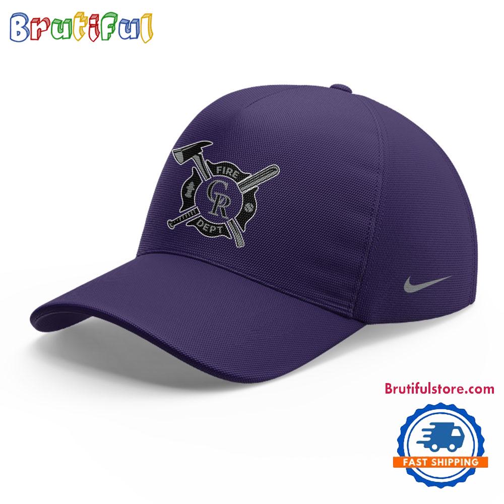 Colorado Rockies x Firefighter Appreciation Night New Cap Hats