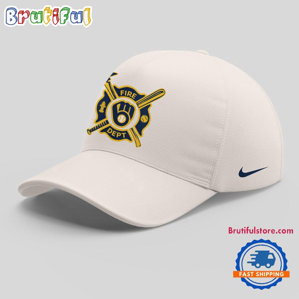 Milwaukee Brewers x Firefighter Appreciation Night Limited Edition Cap Hats
