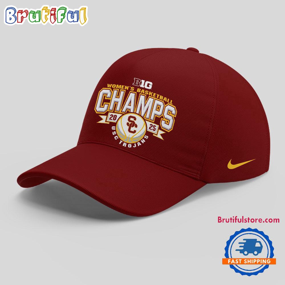 USC Trojans Womens Basketball 2025 Champions Limited Cap Hats
