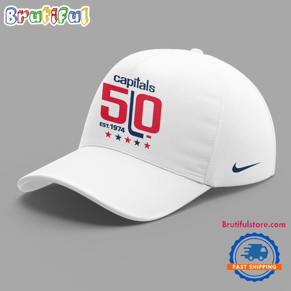 Washington Capitals 50th Anniversary Cap Hats