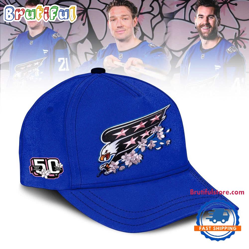 Washington Capitals CHERRY BLOSSOM Limited Edition 2025 Cap Hats
