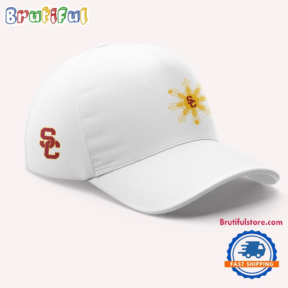 USC Trojans Filipino Heritage Night Limited Edition White Cap Hats