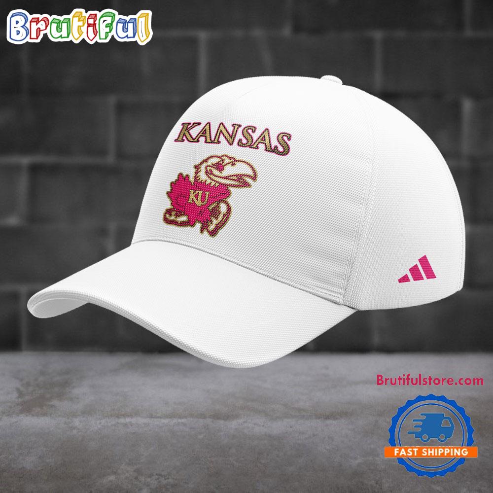 Kansas Jayhawks Womens Basketball NCAA 2025 Limited White Cap Hat