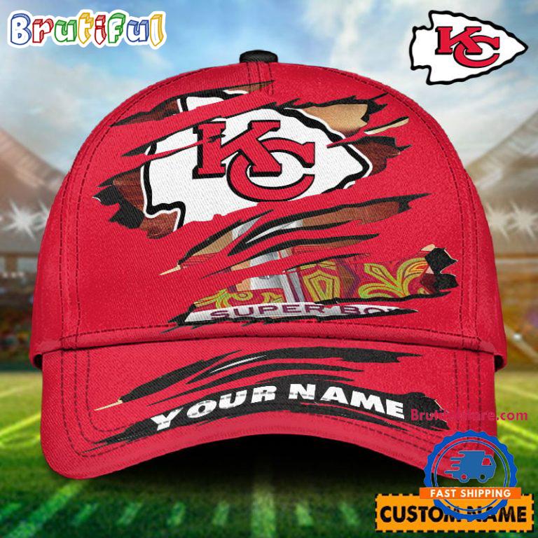 Kansas City Chiefs Super Bowl LIX 2025 Personalized Classic Cap For Fan