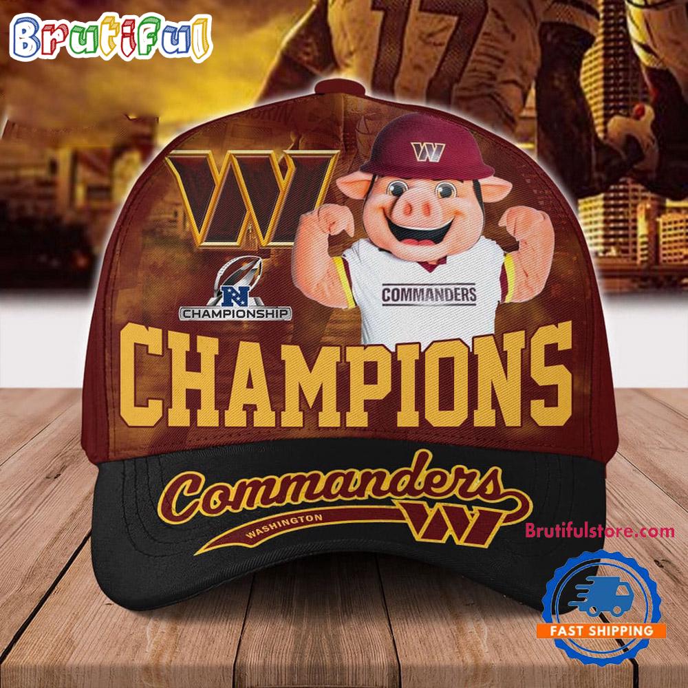 Washington Commanders NFC Divisional 2025 Winners Cap Hats