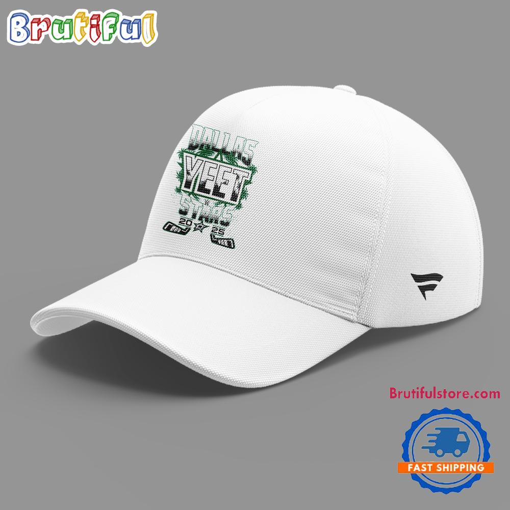 NHL Dallas Stars x YEET White Cap Hats