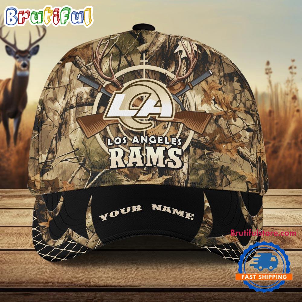 NFL Los Angeles Rams Camo Hunting Cap, Football Team Camo Hunting Hats