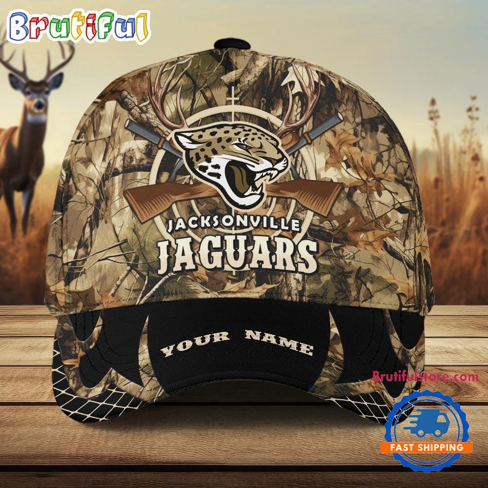 NFL Jacksonville Jaguars Camo Hunting Cap, Football Team Camo Hunting Hats