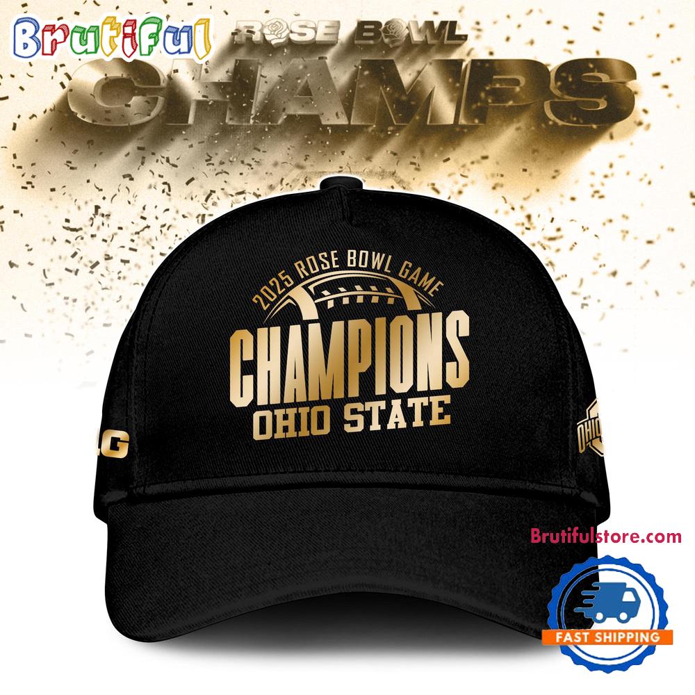 Ohio State Football Rose Bowl Champions 2025 New Cap Hats