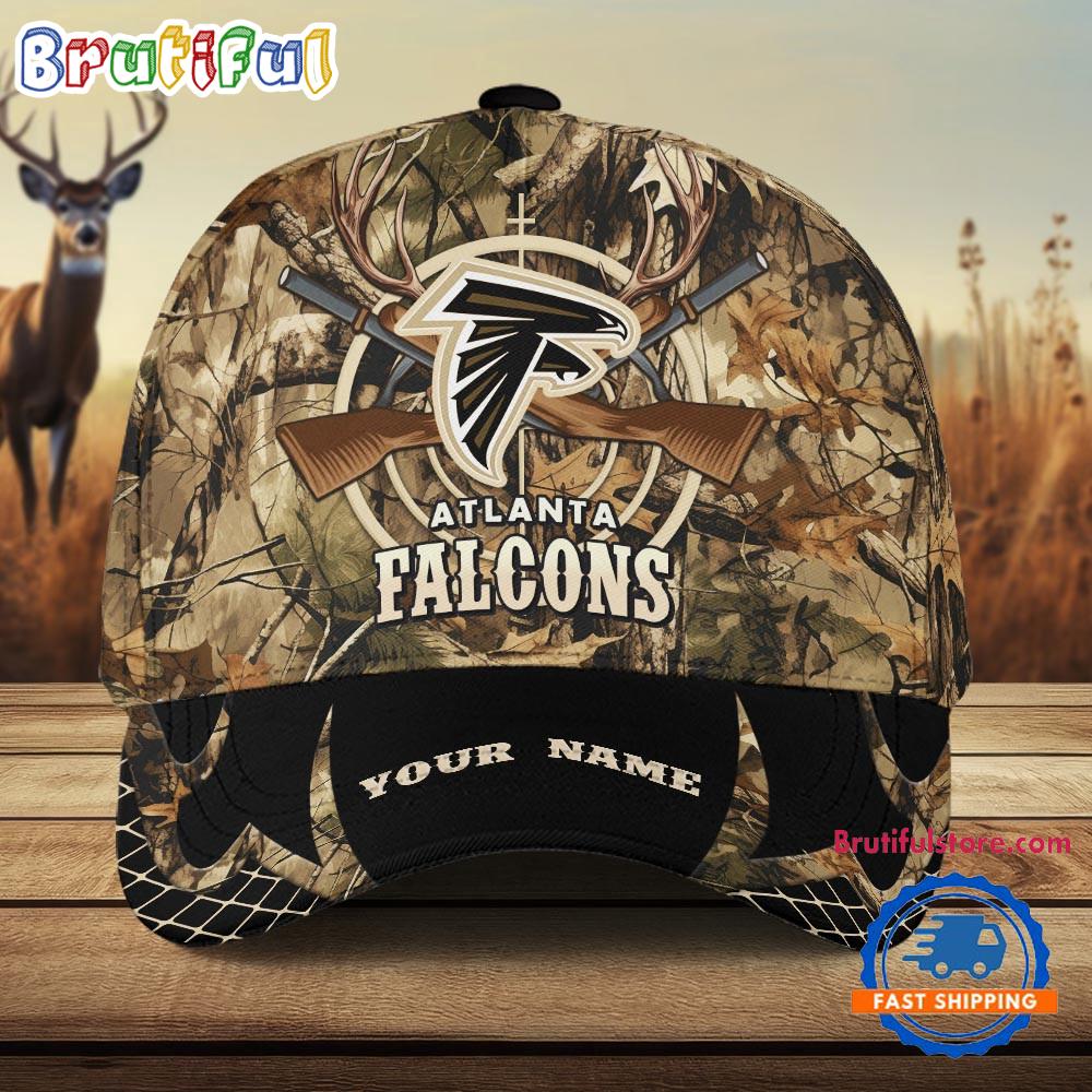 NFL Atlanta Falcons Camo Hunting Cap, Football Team Camo Hunting Hats