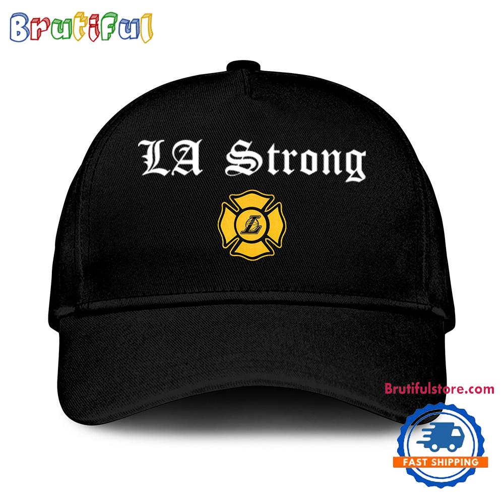 Los Angeles Lakers LA Strong Cap Hats
