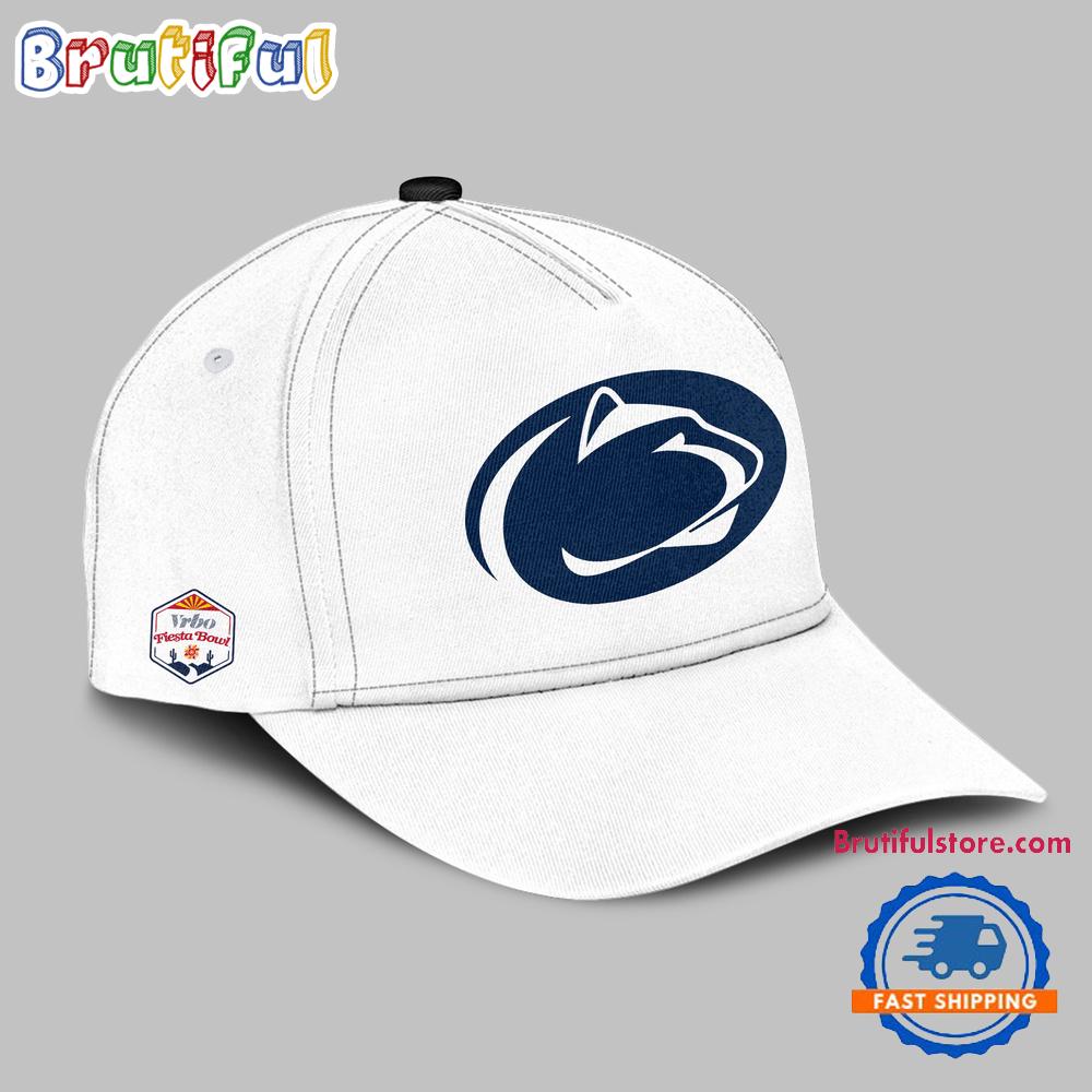 Penn State Nittany Lions FIESTA BOWL CHAMPIONS 2025 New Design White Cap Hats