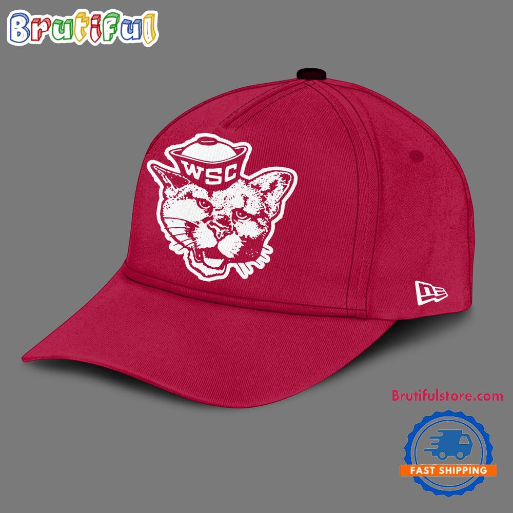 Washington State Cougars Football 2025 Limited New Design Red Cap Hats