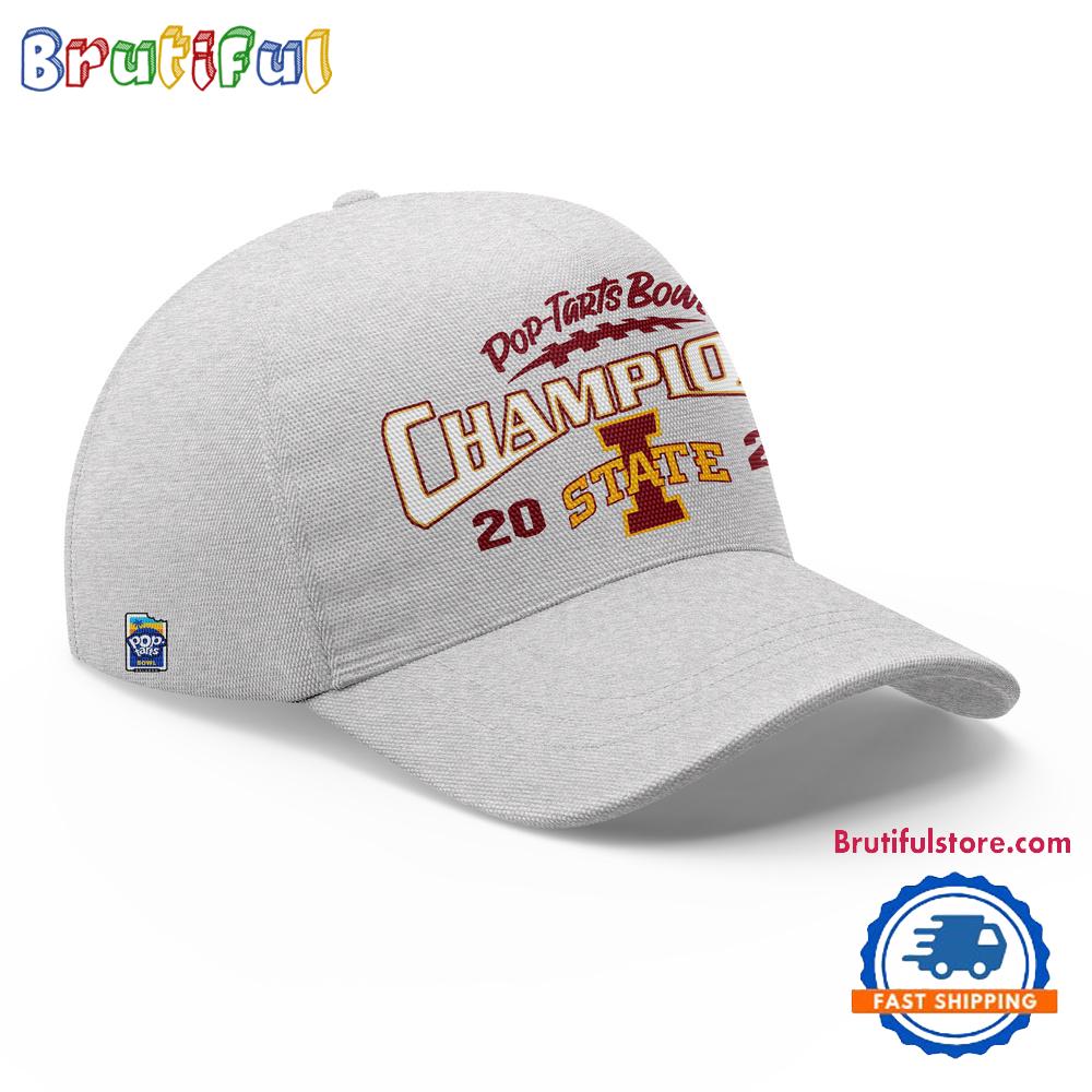 Iowa State Cyclones Football 2024 Pop Tarts Bowl Champions Cap Hats