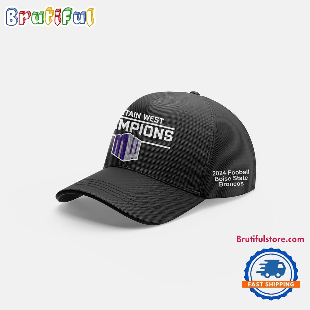 Boise State Broncos Football Is Your 2024 Mountain West Conference Champions New Cap