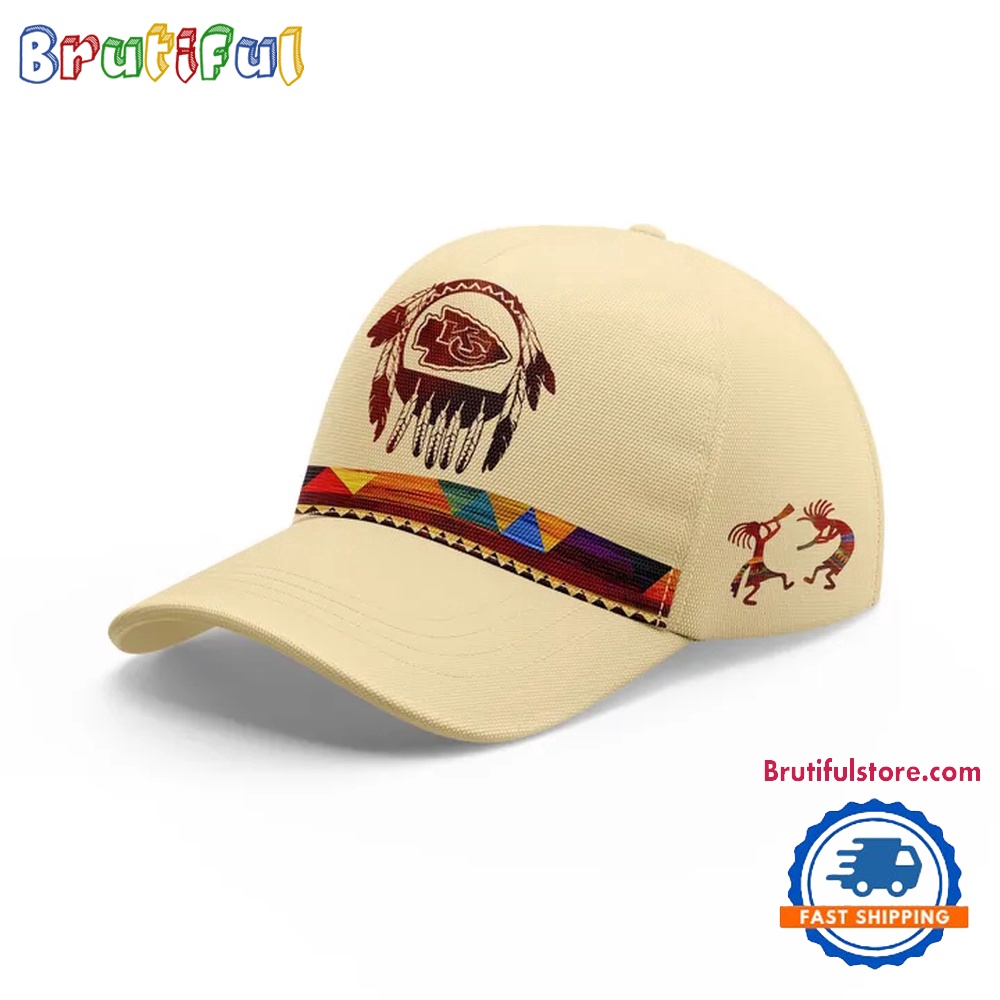 Kansas City Chiefs 2024 NFL America Native New Design Cap