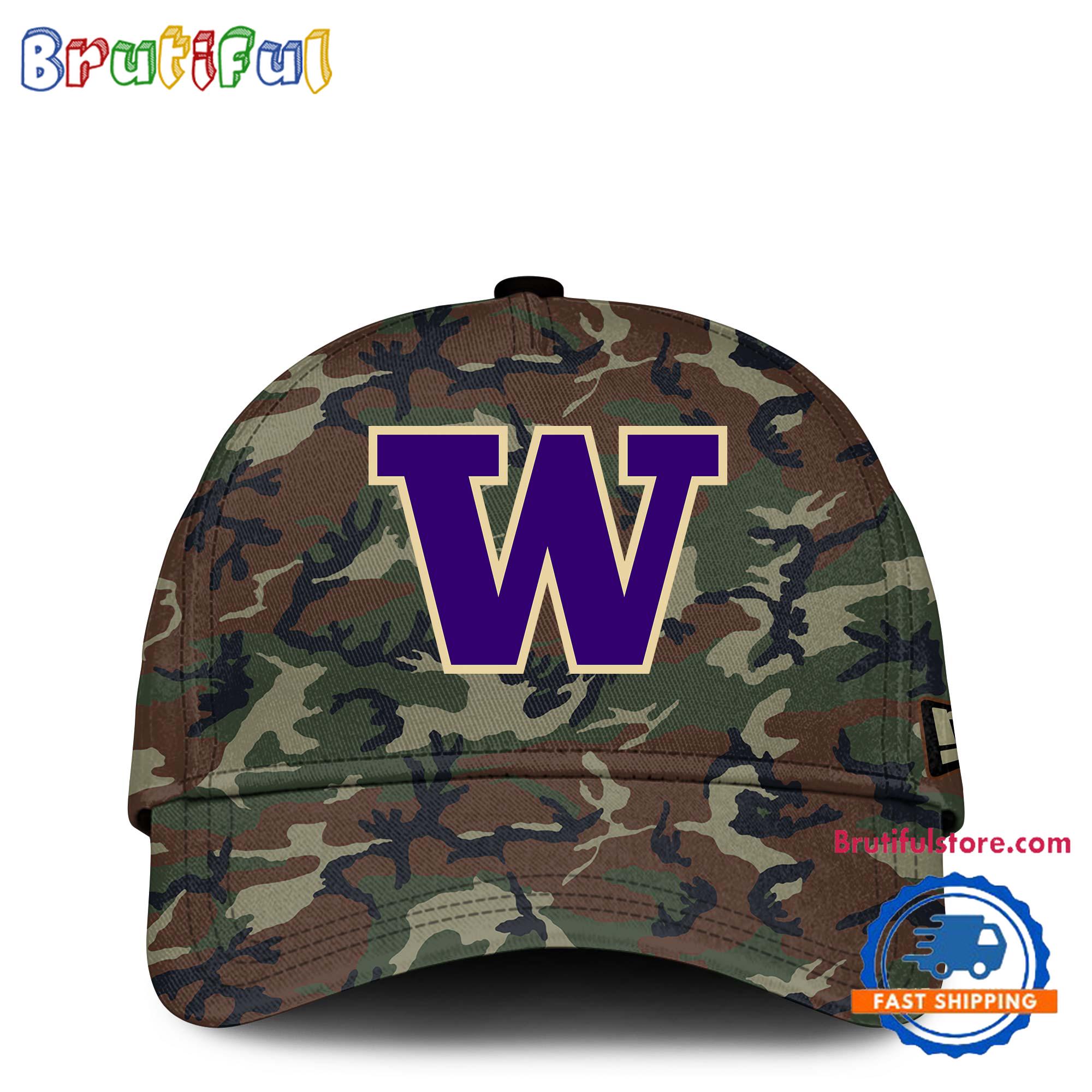Washington Huskies Football 2024 Military Appreciation Club Cap