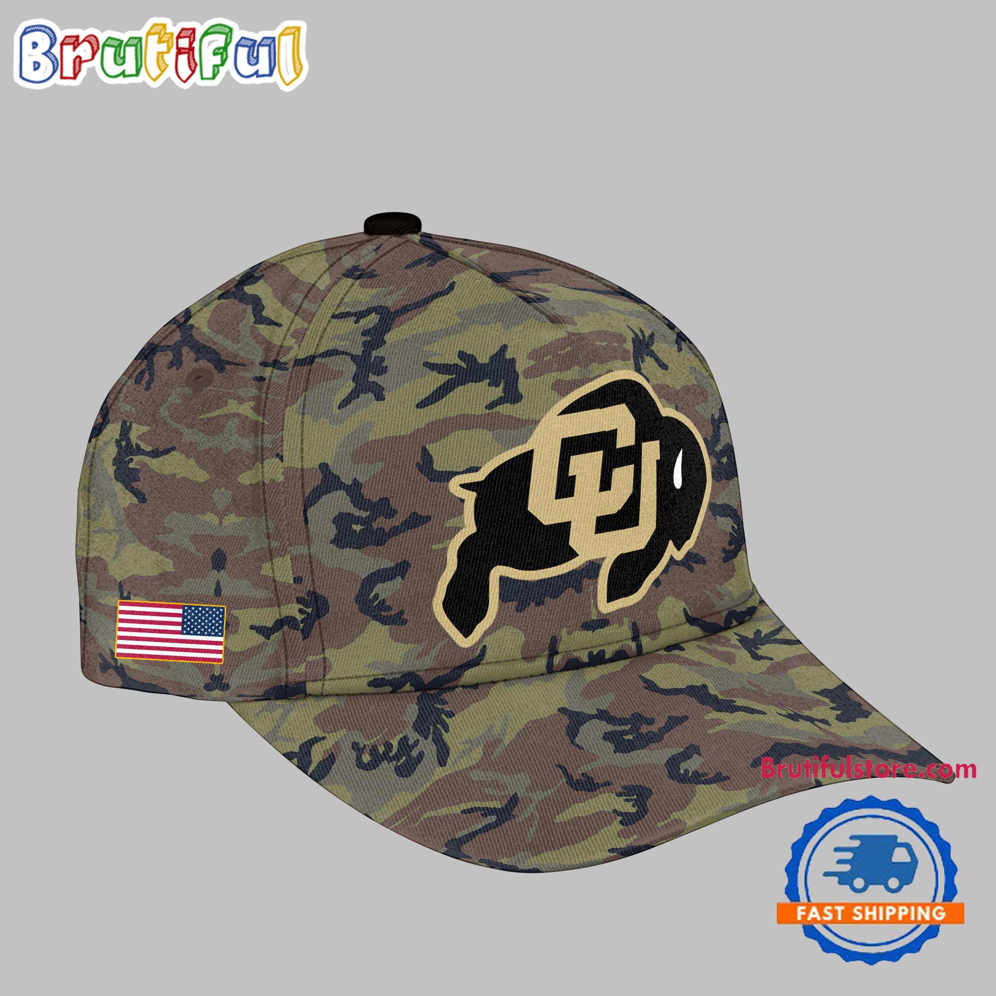 Colorado Buffaloes 2024 Military Appreciation Club Camo Cap
