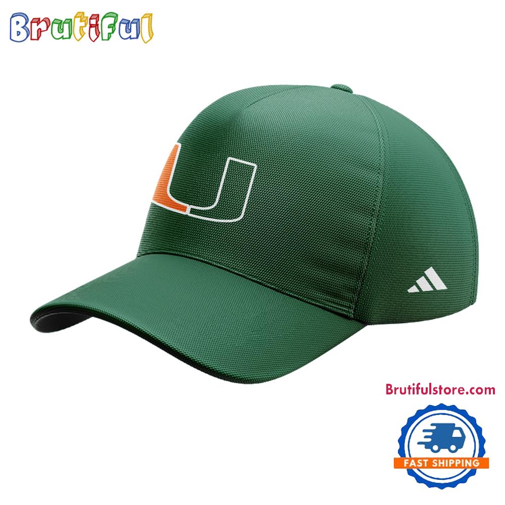Miami Hurricanes NCAA 2024 Limited New Design Green Cap