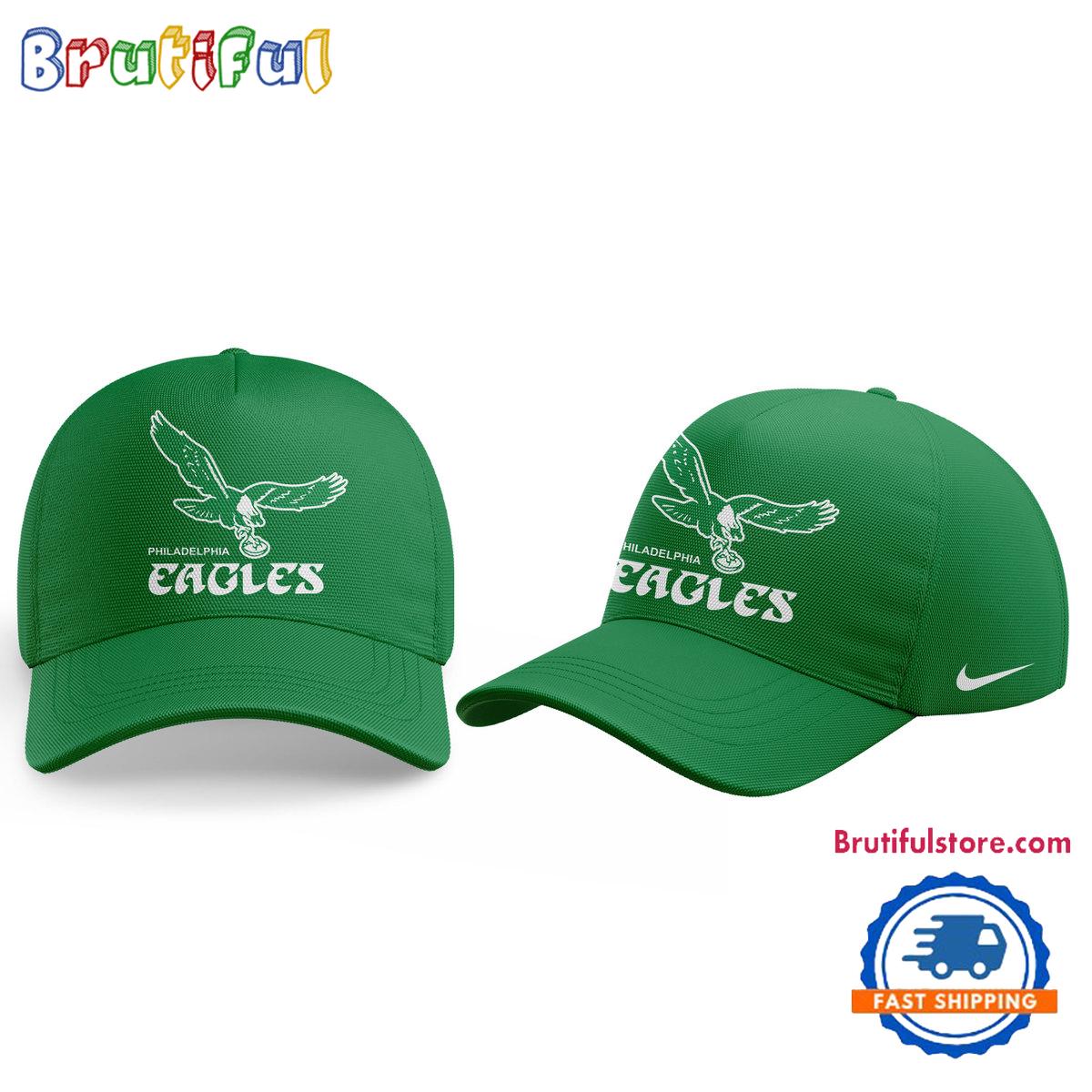 Kelly Green Philadelphia Eagles Big & Tall Club Logo Cap