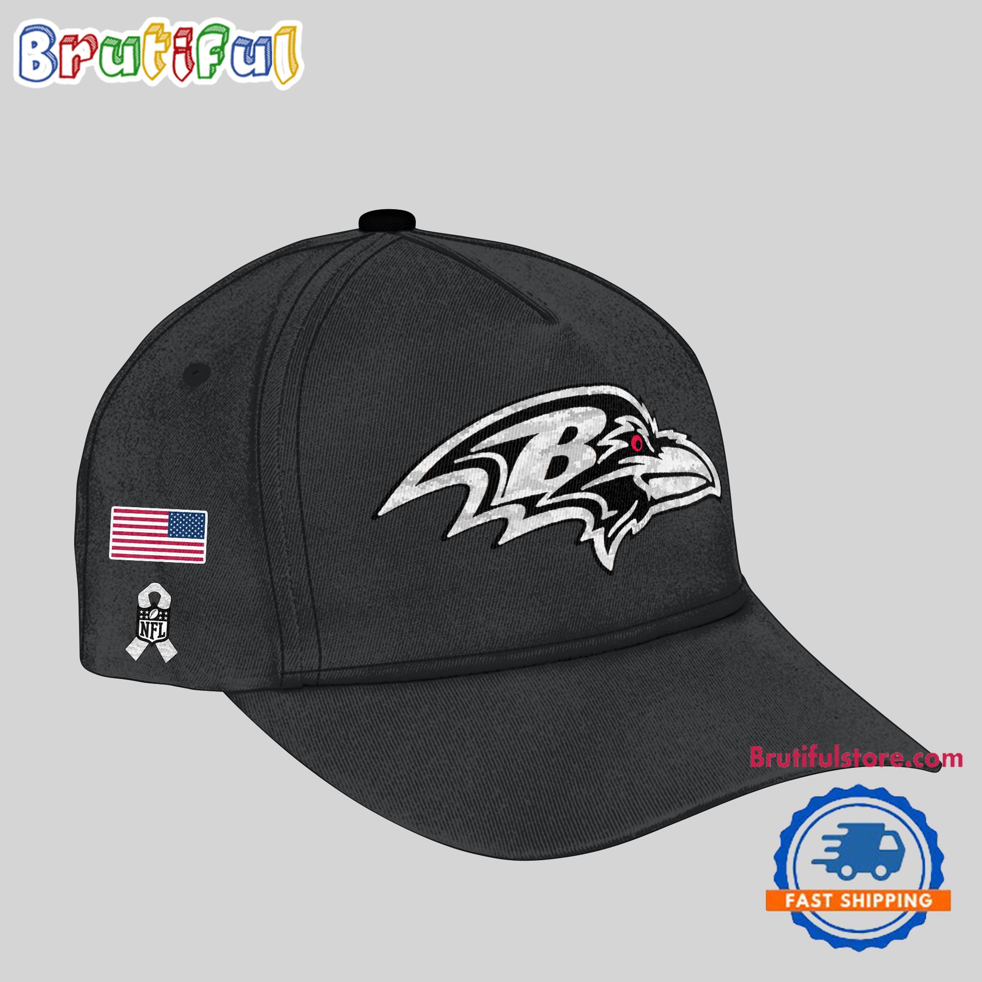 John Harbaugh Baltimore Ravens Salute to Service 2024 New Cap