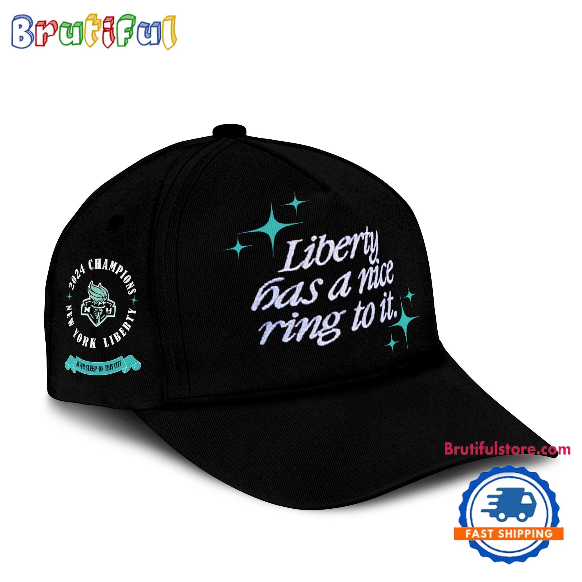 New York Liberty Champions 2024 Limited New Cap