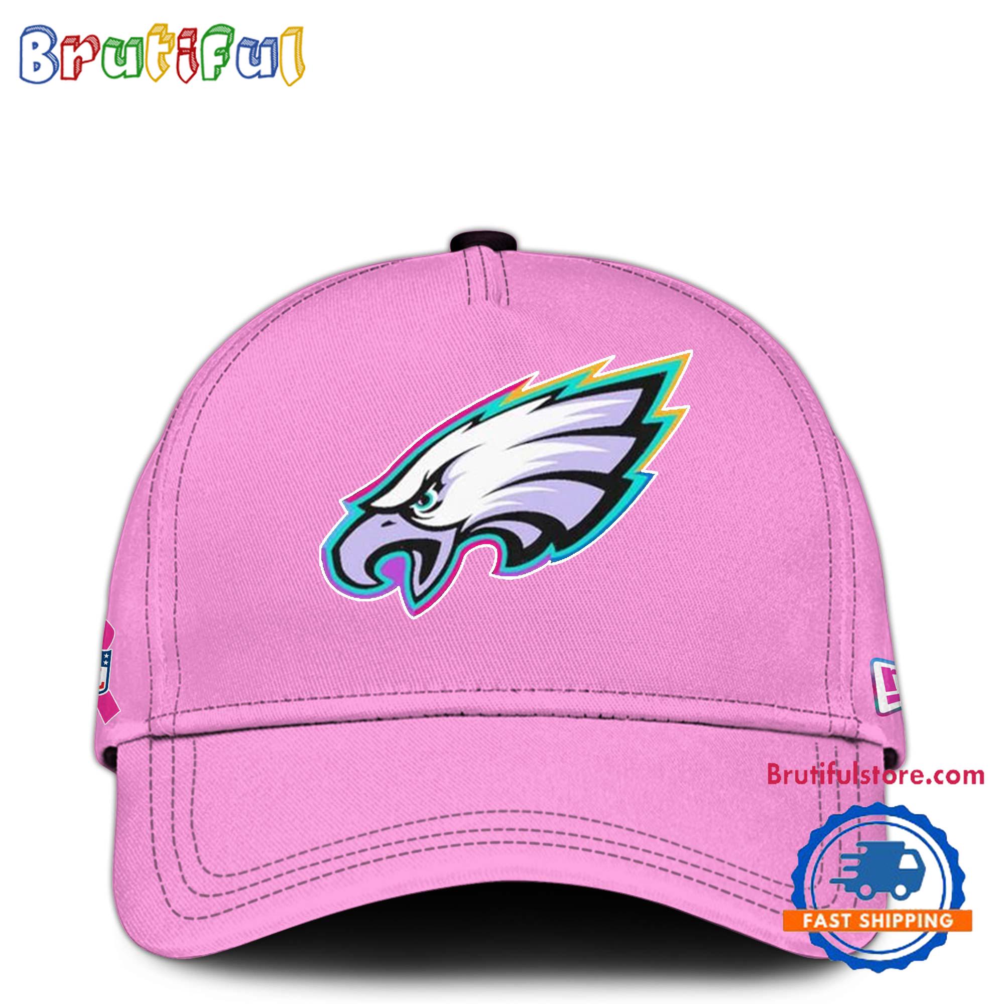 NFL Philadelphia Eagles Crucial Catch Pink Breast Cancer Awareness Limited Edition Cap