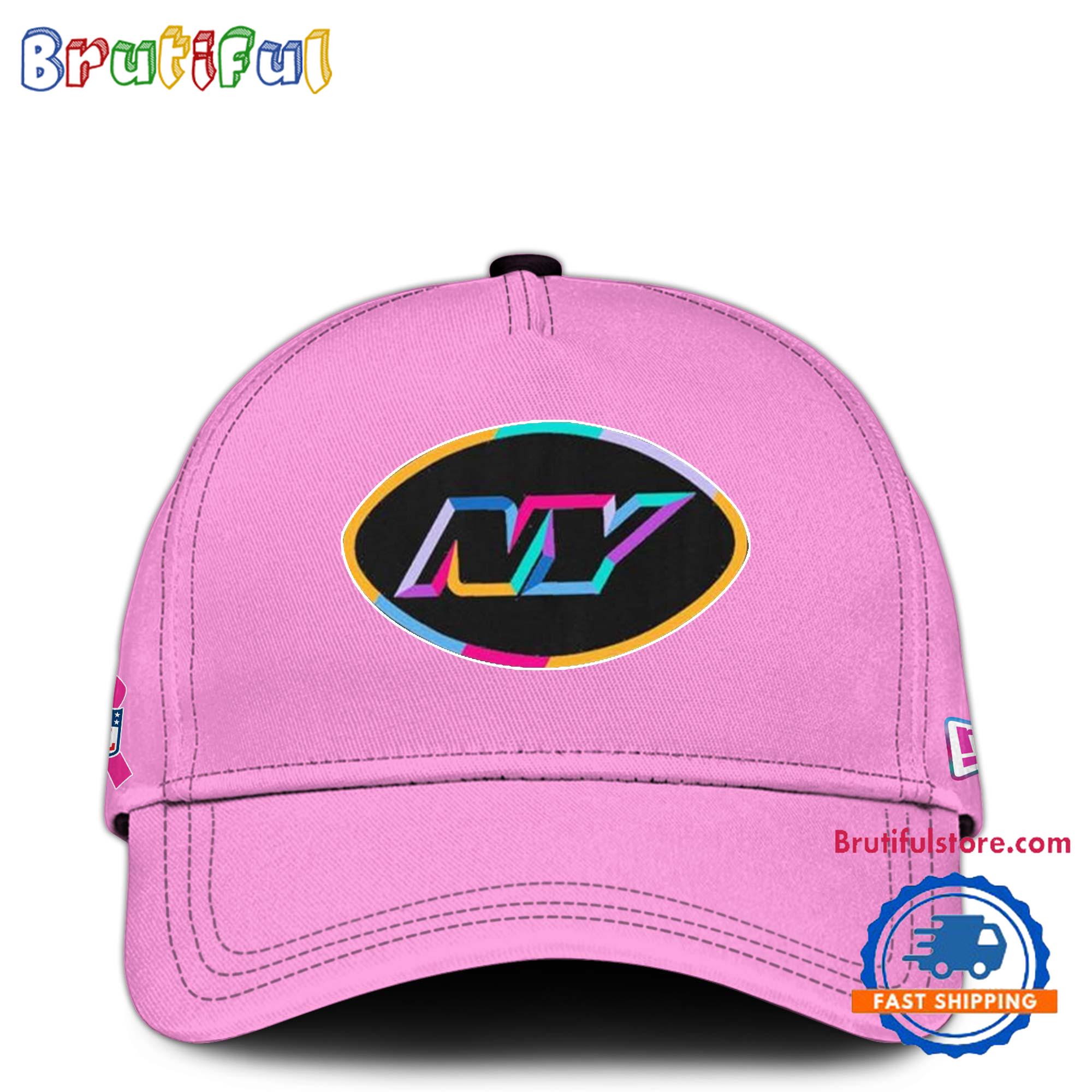 NFL New York Jets Crucial Catch Pink Breast Cancer Awareness Limited Edition Cap