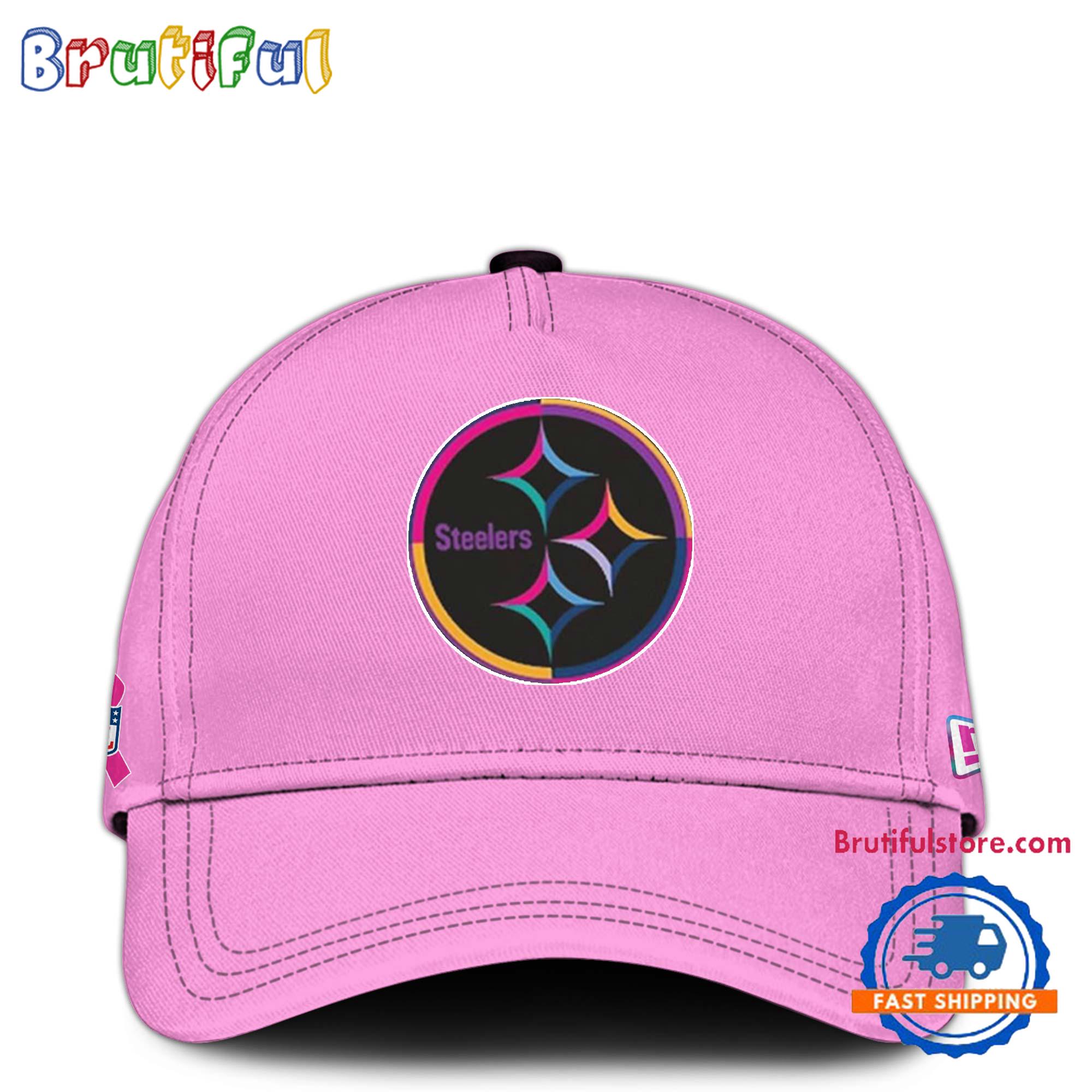 NFL Pittsburgh Steelers Crucial Catch Pink Breast Cancer Awareness Limited Edition Cap