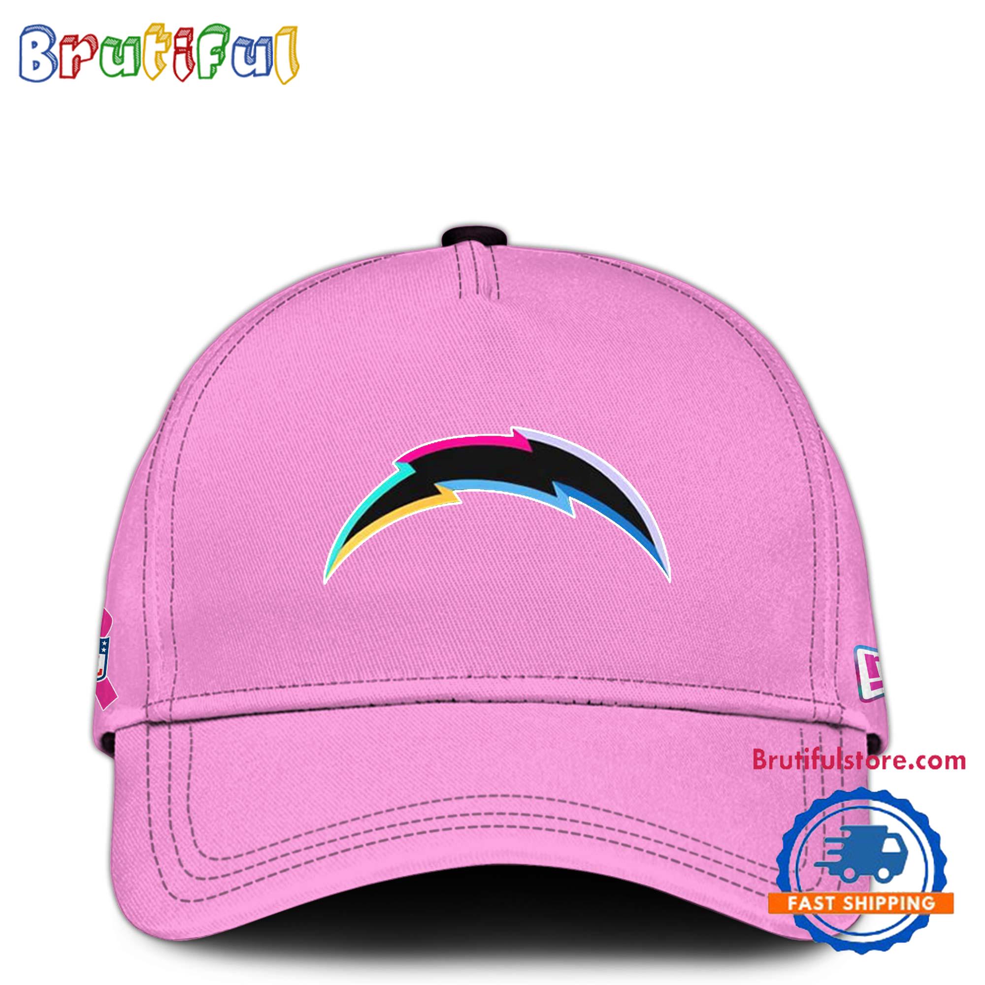 NFL Los Angeles Chargers Crucial Catch Pink Breast Cancer Awareness Limited Edition Cap