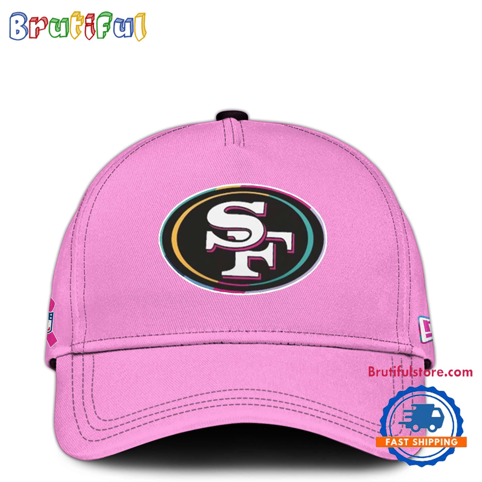 NFL San Francisco 49ers Crucial Catch Pink Breast Cancer Awareness Limited Edition Cap