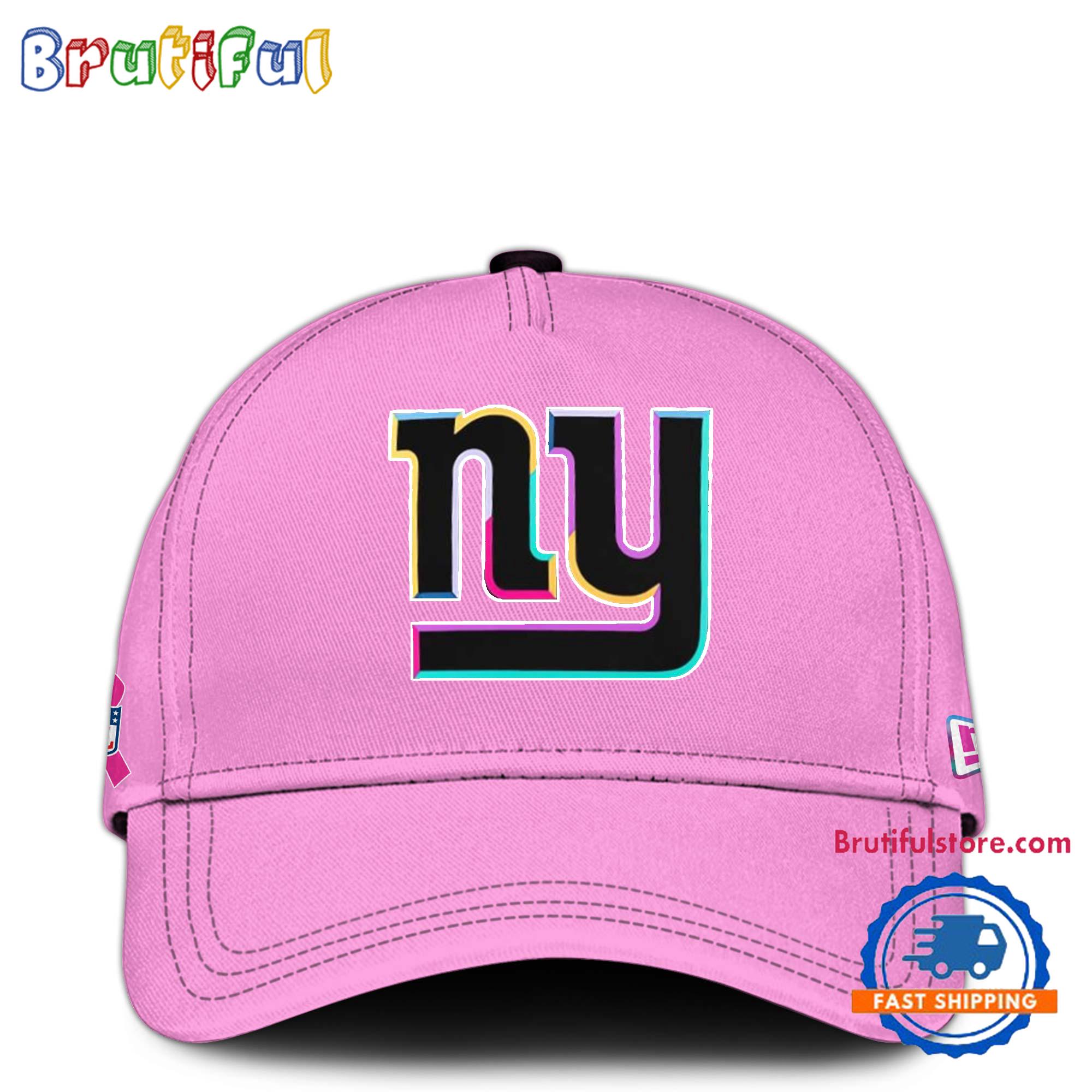 NFL New York Giants Crucial Catch Pink Breast Cancer Awareness Limited Edition Cap