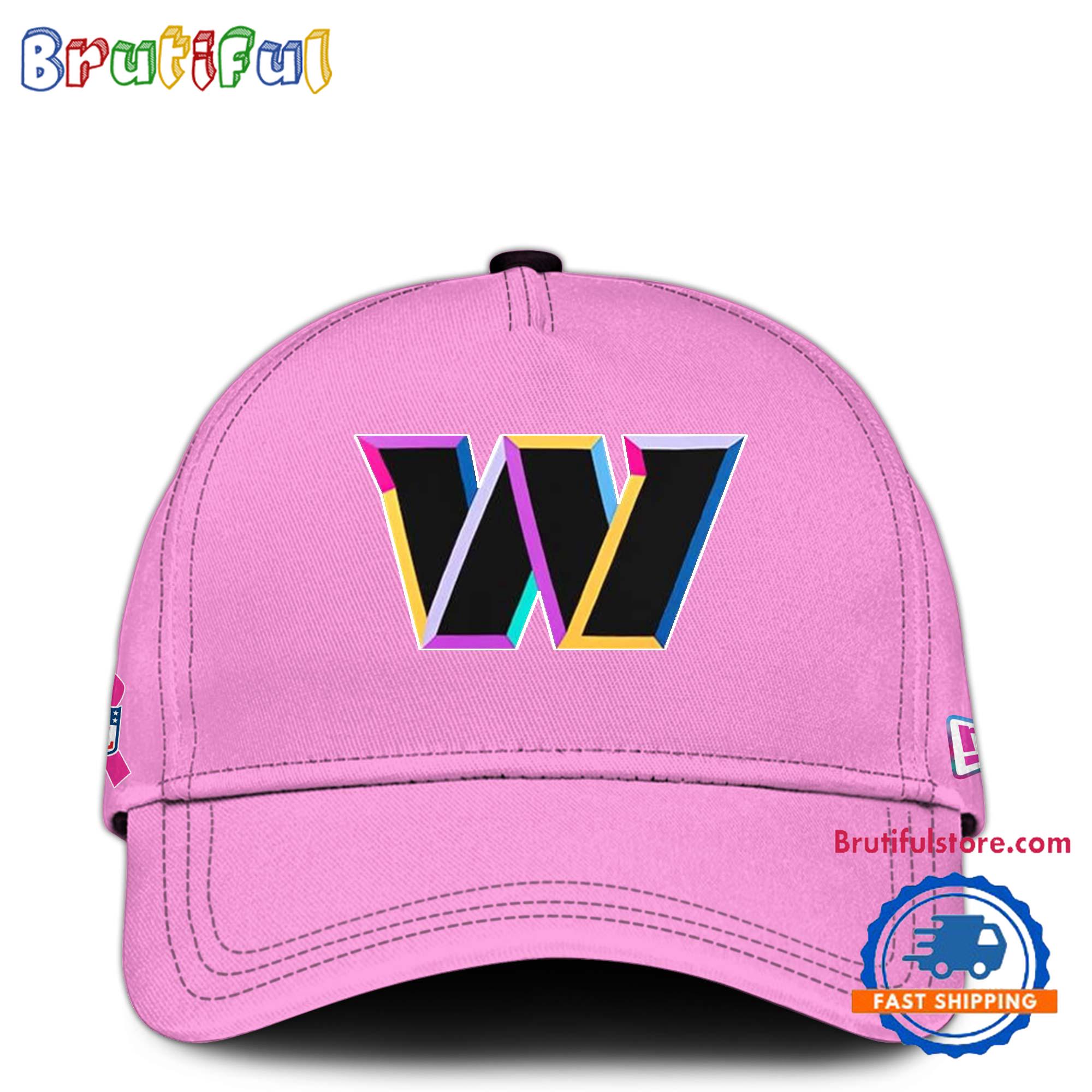 NFL Washington Commanders Crucial Catch Pink Breast Cancer Awareness Limited Edition Cap