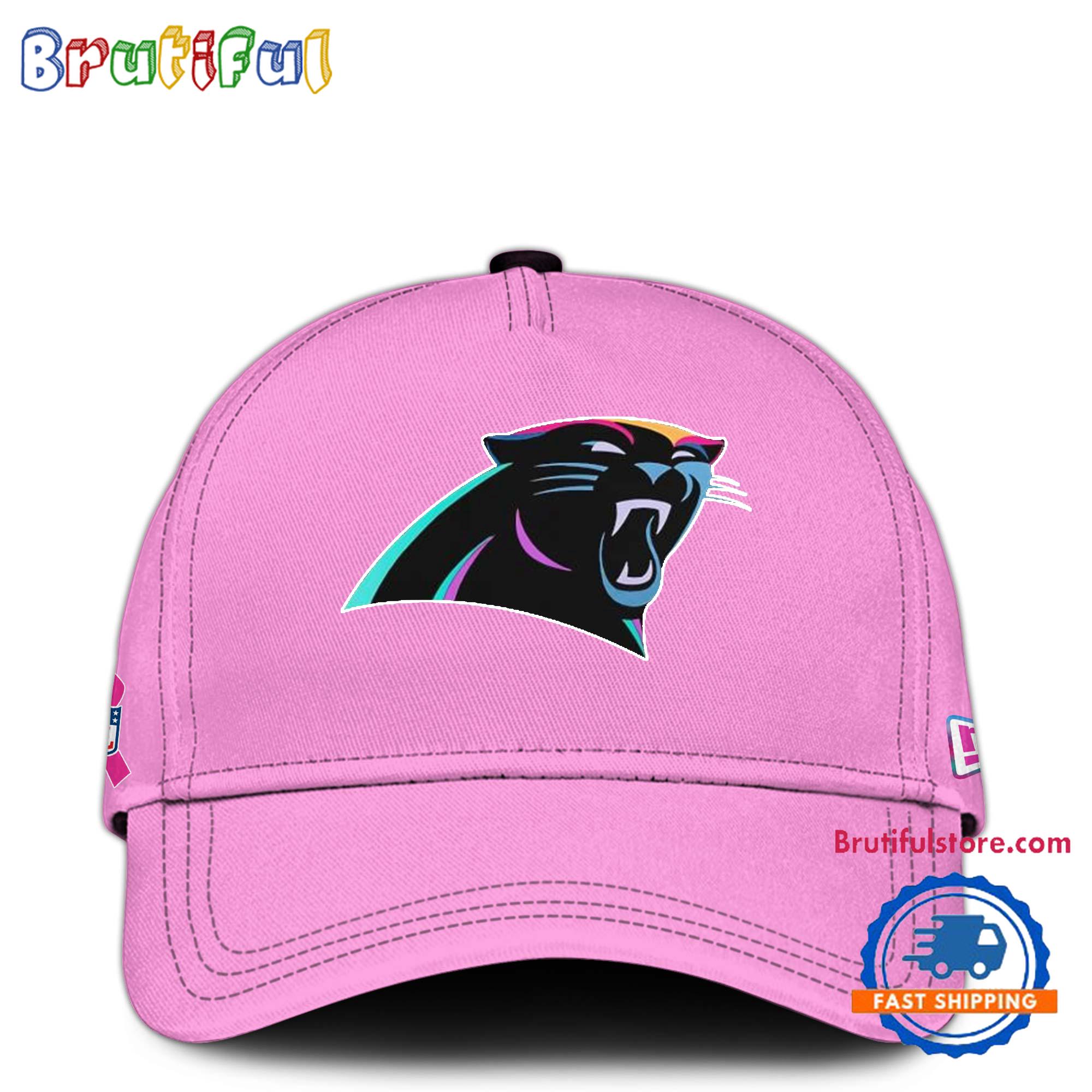 NFL Carolina Panthers Crucial Catch Pink Breast Cancer Awareness Limited Edition Cap