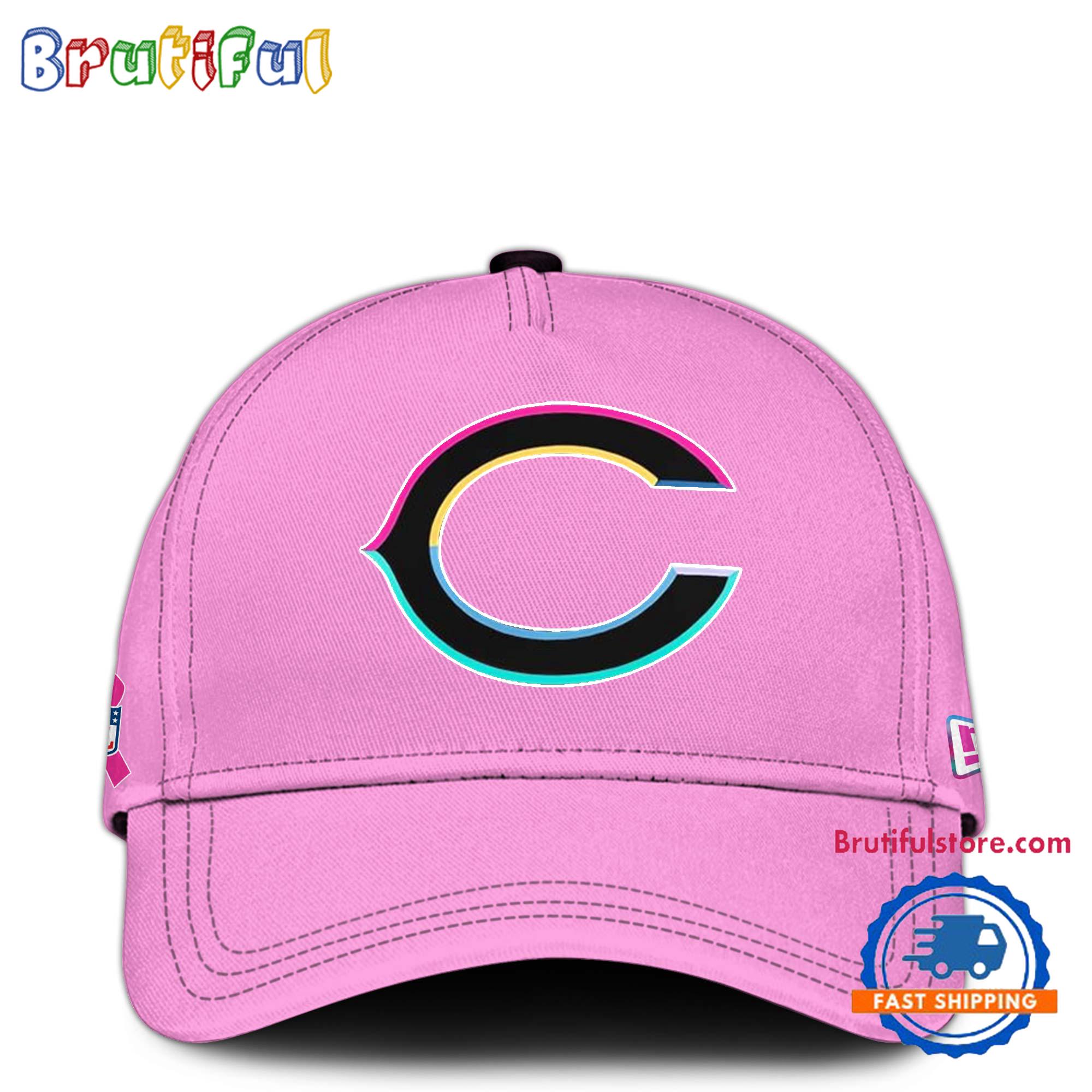 NFL Chicago Bears Crucial Catch Pink Breast Cancer Awareness Limited Edition Cap