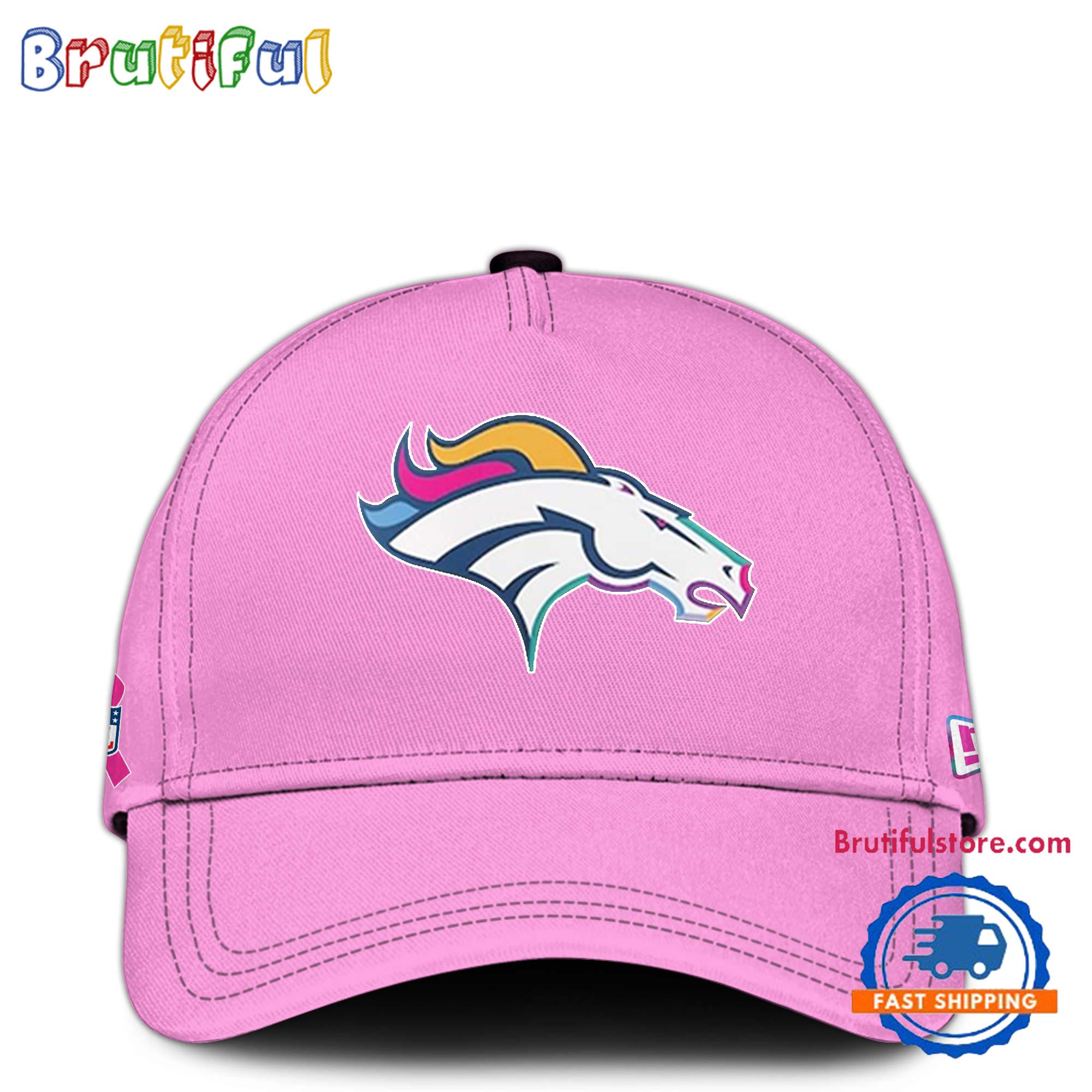 NFL Denver Broncos Crucial Catch Pink Breast Cancer Awareness Limited Edition Cap