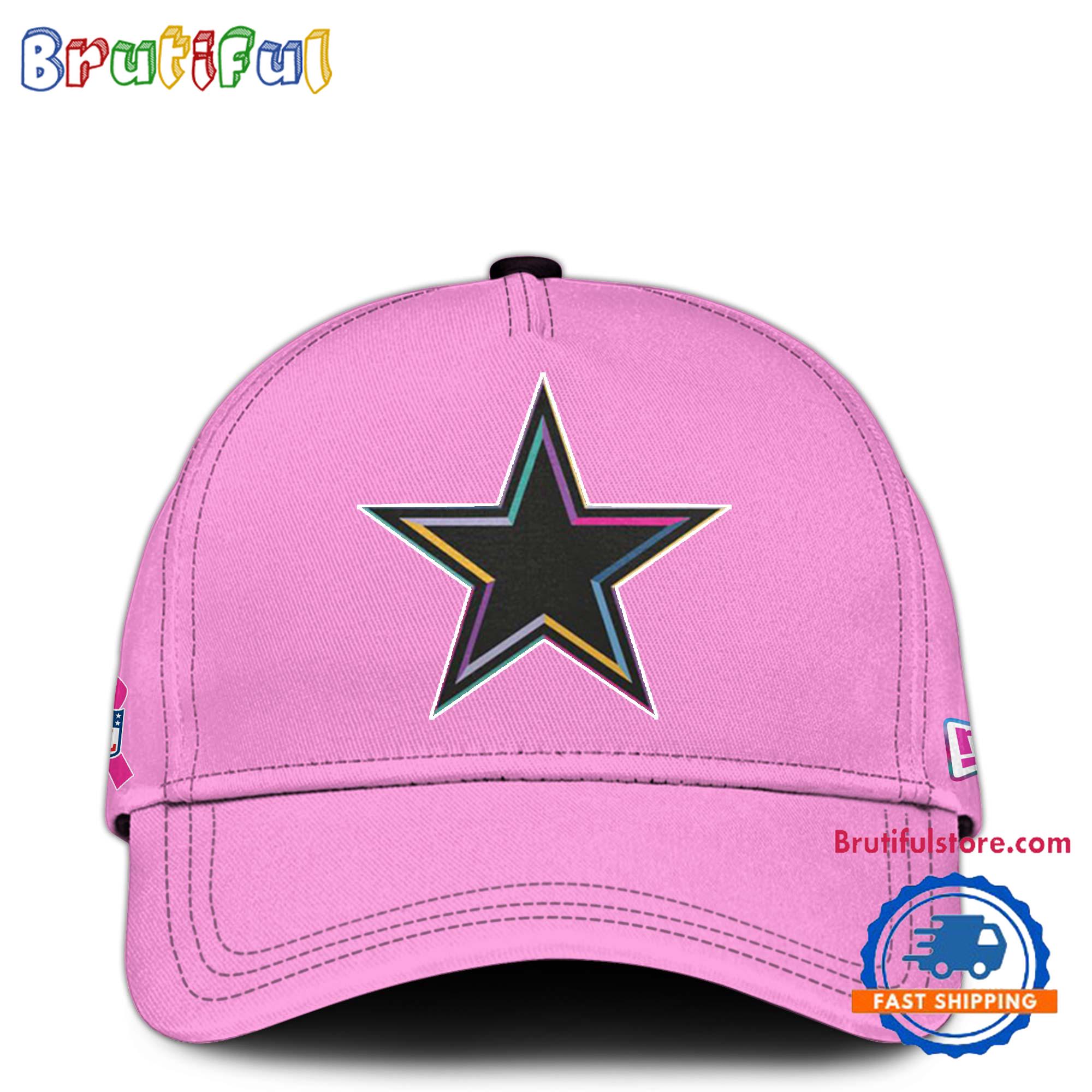 NFL Dallas Cowboys Crucial Catch Pink Breast Cancer Awareness Limited Edition Cap