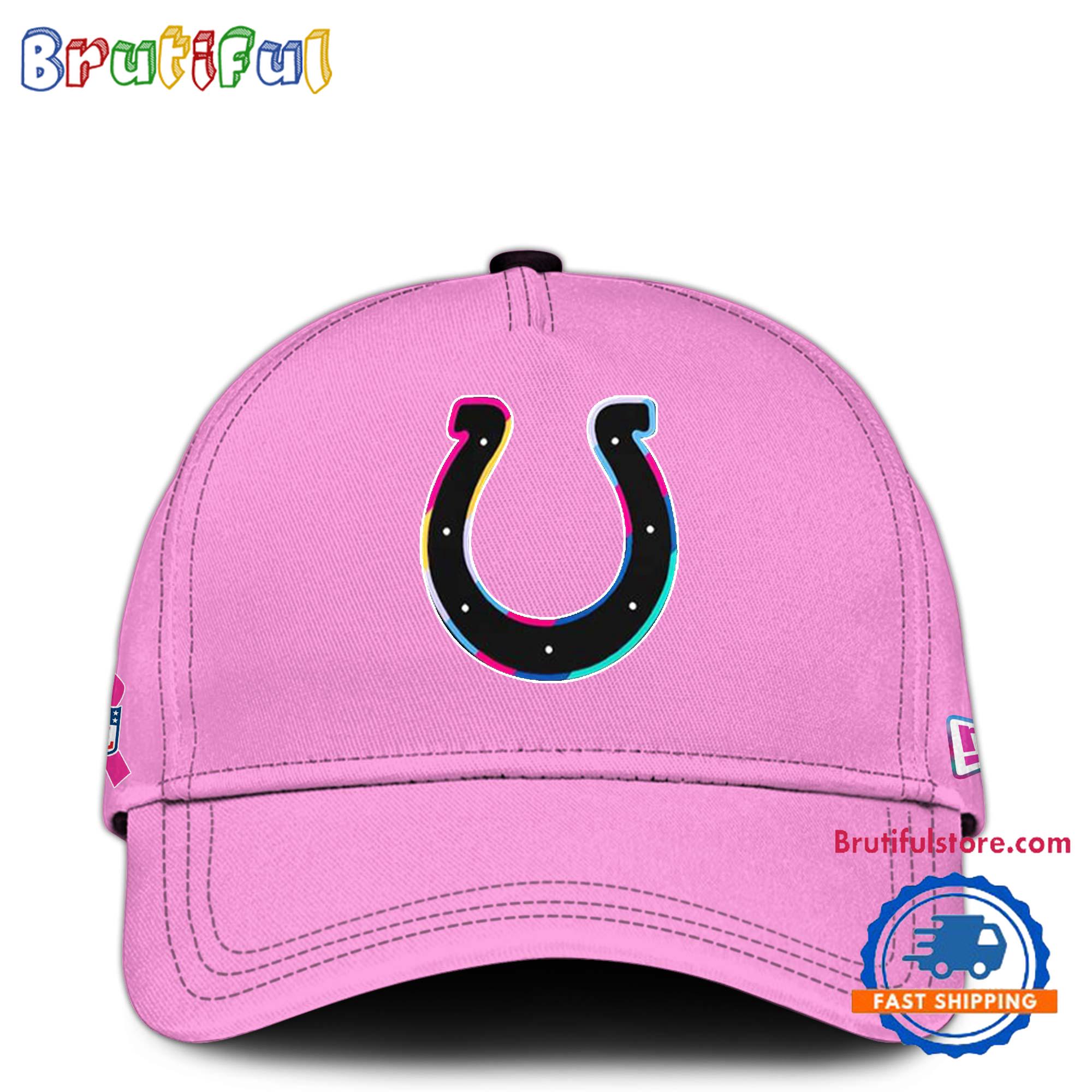 NFL Indianapolis Colts Crucial Catch Pink Breast Cancer Awareness Limited Edition Cap