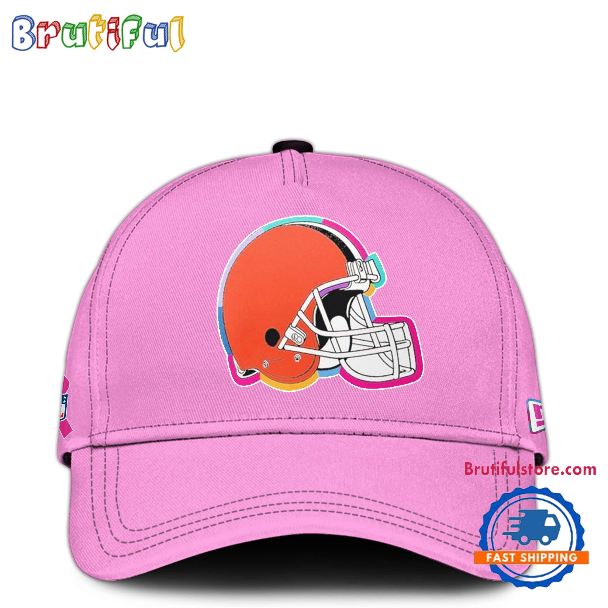 NFL Cleveland Browns Crucial Catch Pink Breast Cancer Awareness Limited Edition Cap