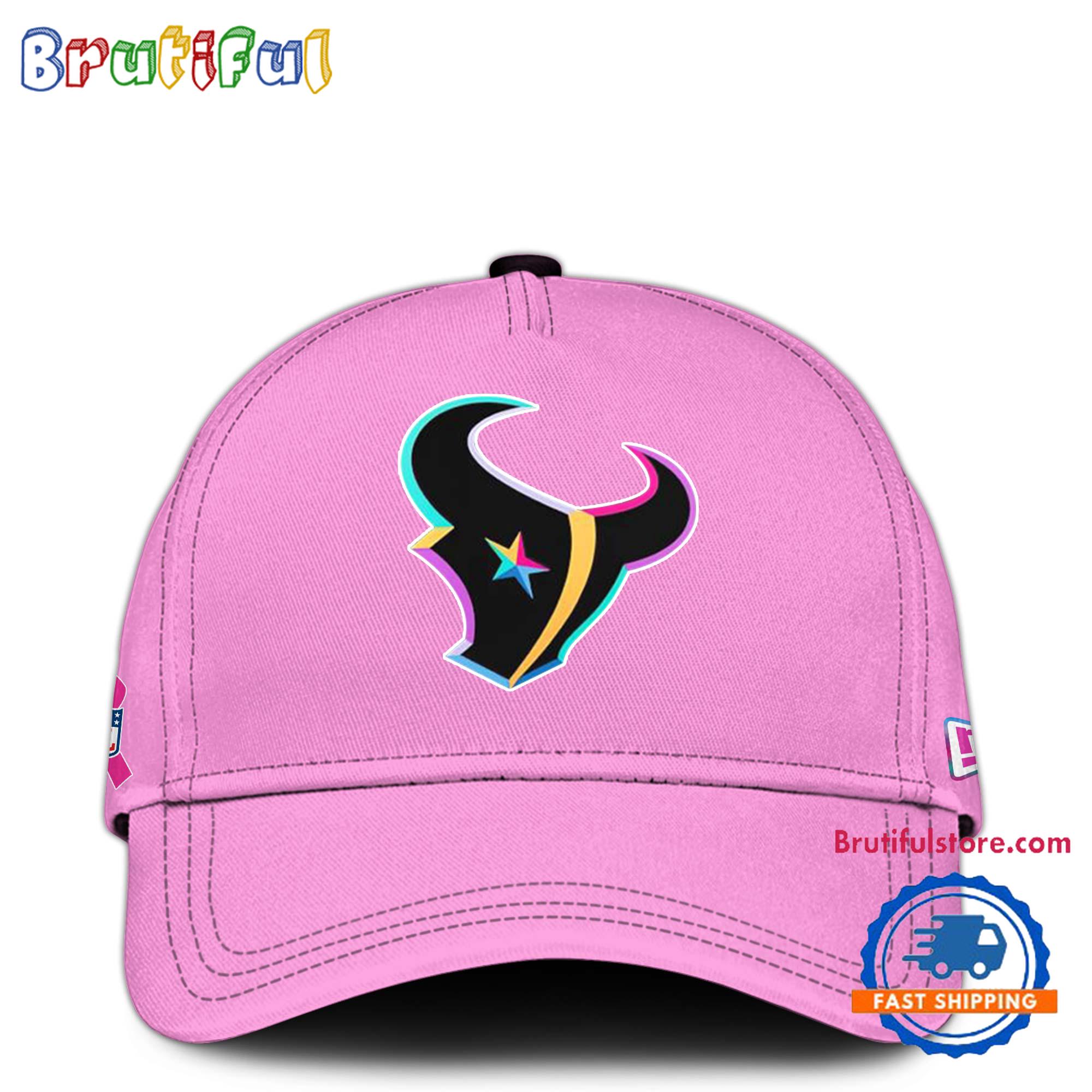 NFL Houston Texans Crucial Catch Pink Breast Cancer Awareness Limited Edition Cap