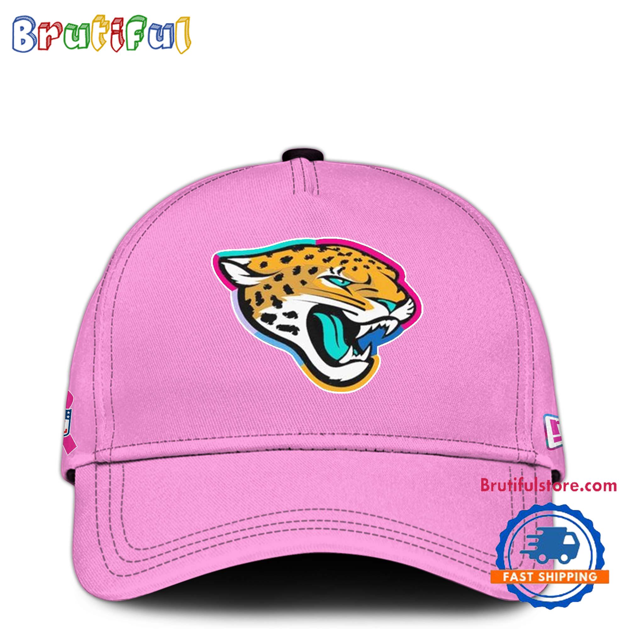 NFL Jacksonville Jaguars Crucial Catch Pink Breast Cancer Awareness Limited Edition Cap