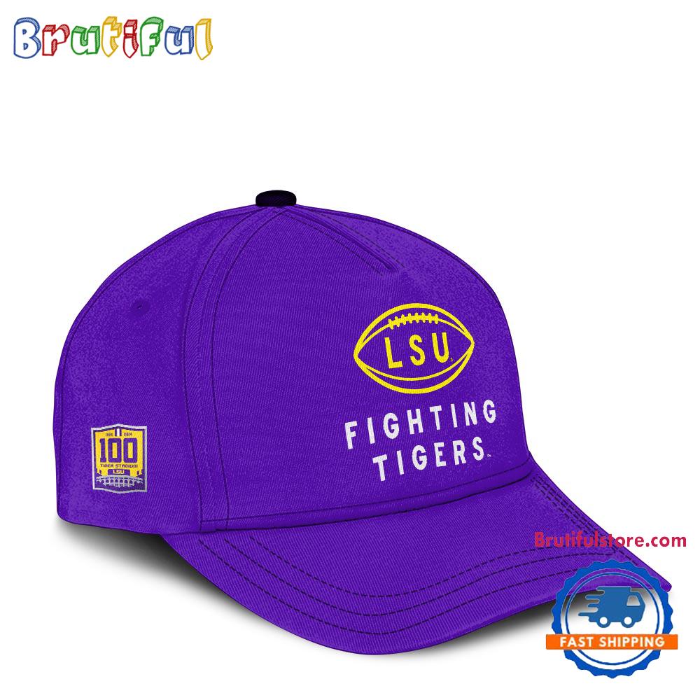 LSU Tigers Football 100th 1924-2024 Tiger Stadium Fighting Tigers Cap