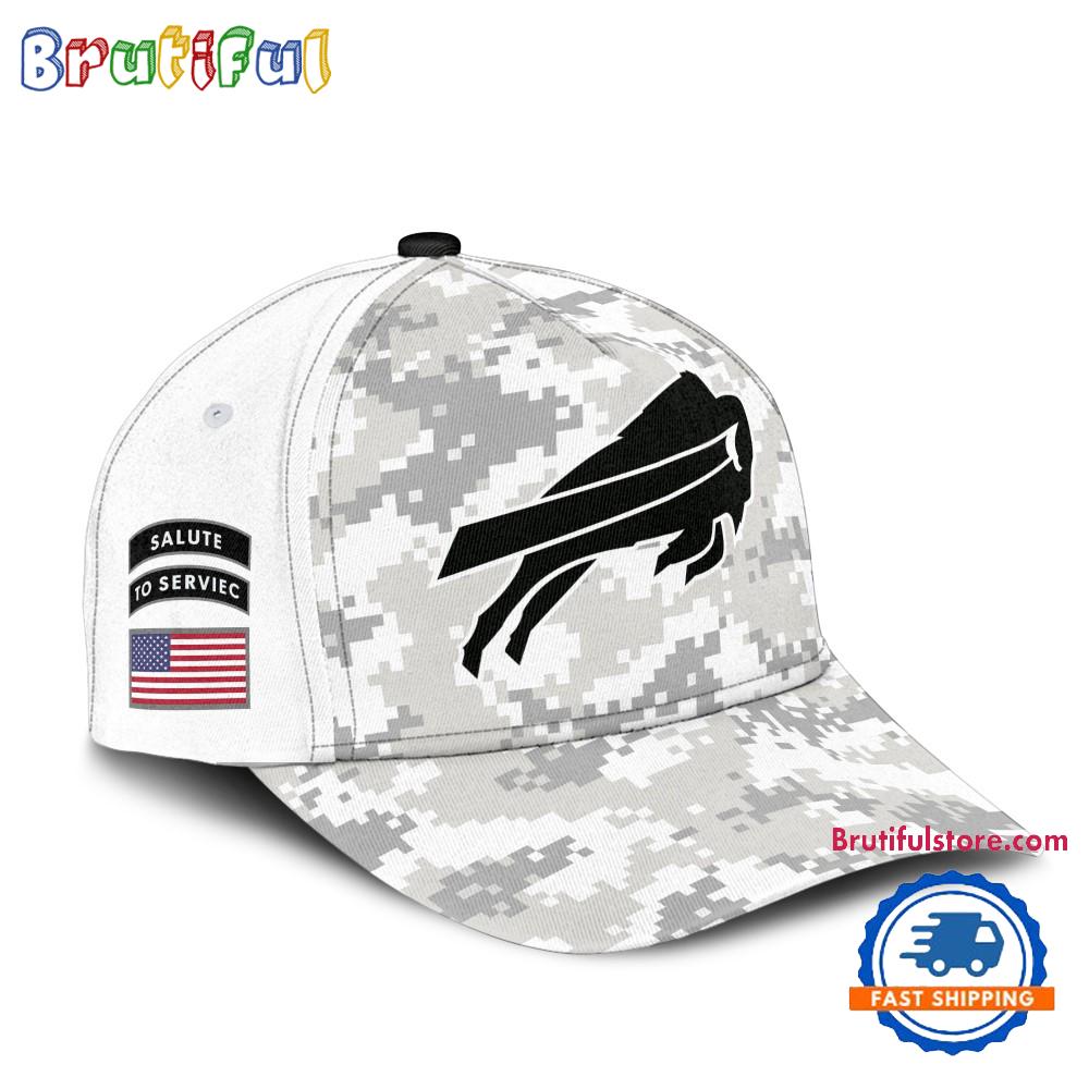 NFL Buffalo Bills Arctic Camo 2024 Salute to Service Cap