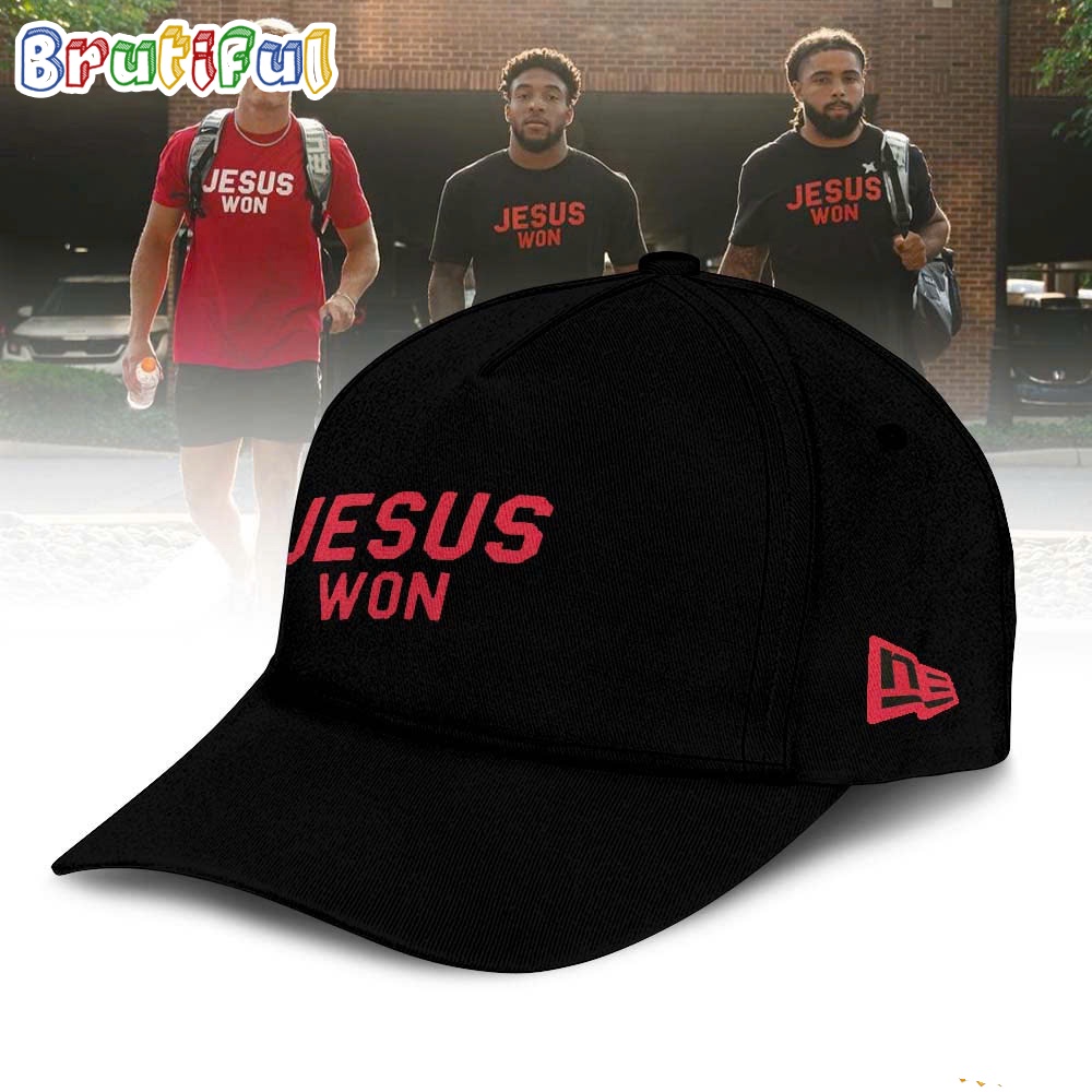NCAA Ohio State Buckeyes Jesus Won Cap Hats