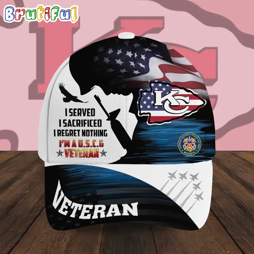 NFL San Francisco 49ers Special American Flag US Coast Guard Veteran Baseball Cap
