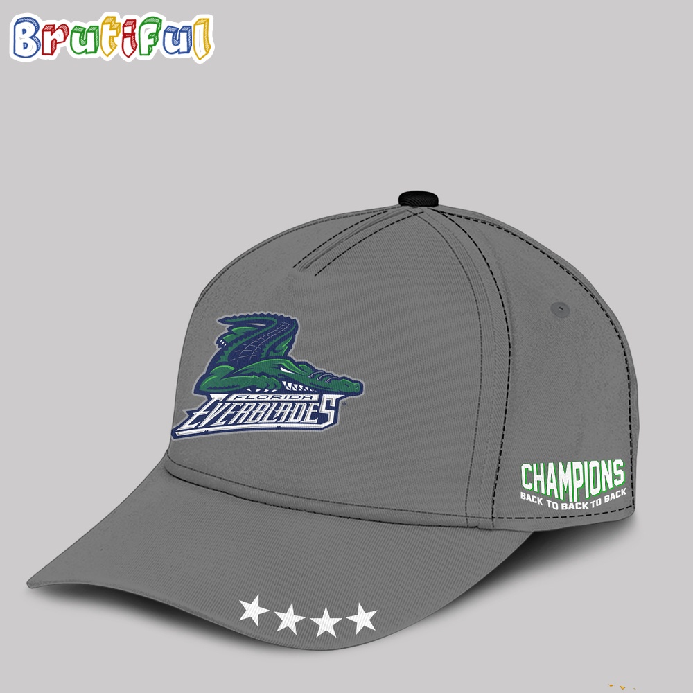 Florida Everblades Back To Back Champions Cap