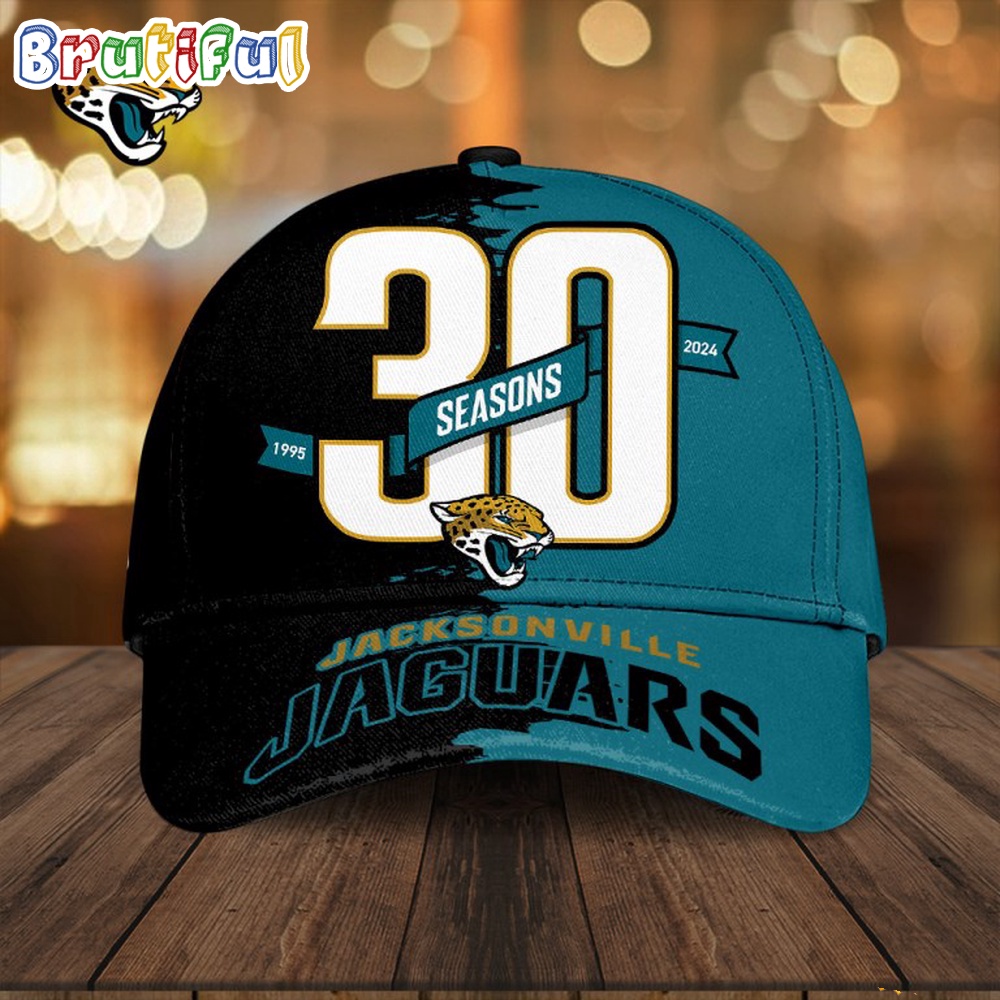 NFL Jacksonville Jaguars 30 Seasons 1995-2024 Baseball Cap