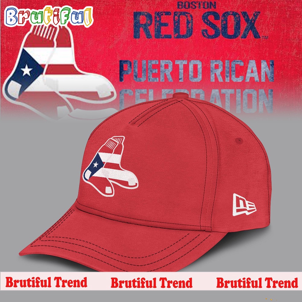 Boston Red Sox Puerto Rico Celebration 2024 Baseball Cap
