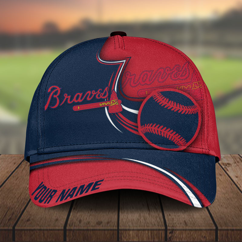 MLB Atlanta Braves Personalized Cap Custom Name For Fan