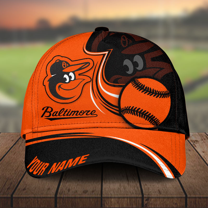 MLB Baltimore Orioles Personalized Cap Custom Name For Fan